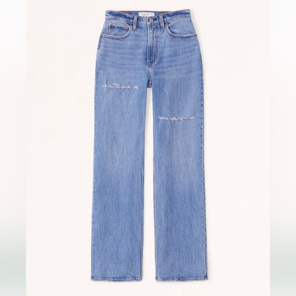 Abercrombie & Fitch The 90s Relaxed Jean High Rise